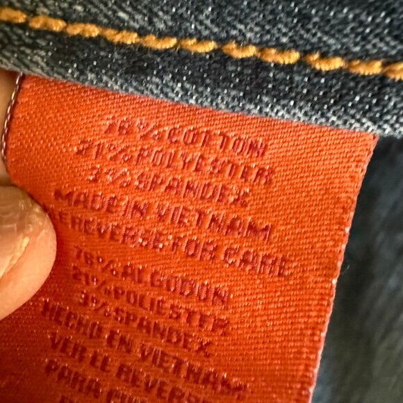 VTG Bonjour Leading Lives Denim Jean Blazer Jacket Women's Small Blue Western - Picture 7 of 11